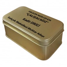 75X140X55 METAL KUTU TÜRK KAHVESİ BASKILI AMBALAJ UYGULAMASI